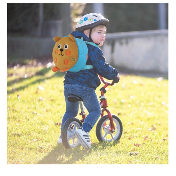 OOPS Soft Round Pappy Backpack🎒Bag for Children 👦🏻👧🏻  Bear 🐻 Character - Picture 10 of 12